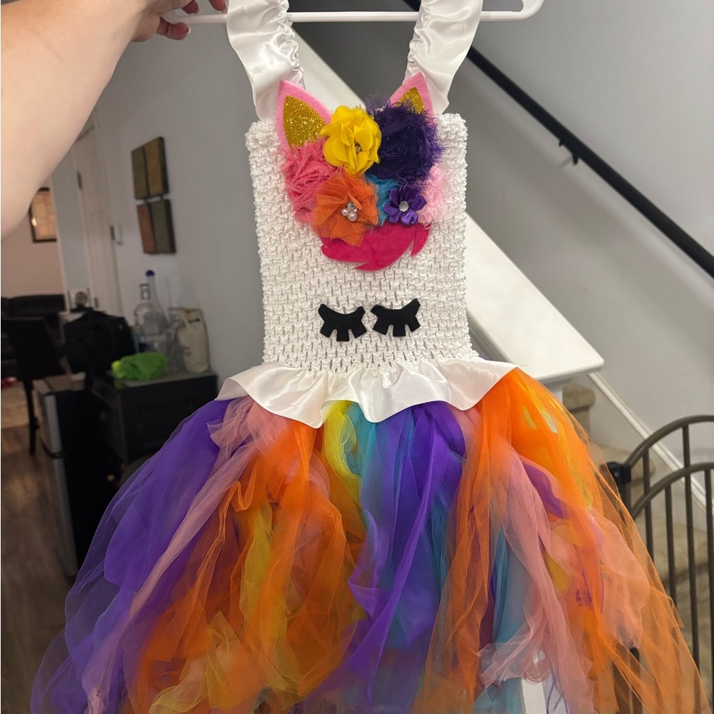 Colorful Unicorn Tutu Dress for Kids